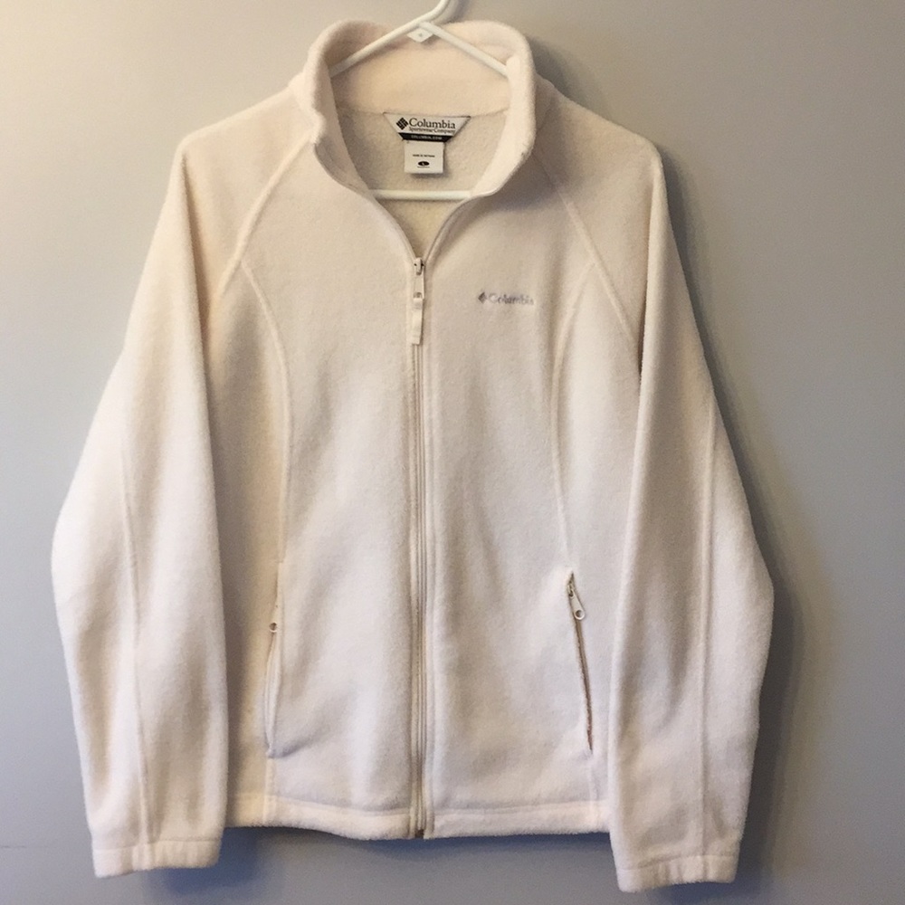 Columbia zippered fleece jacket, size large